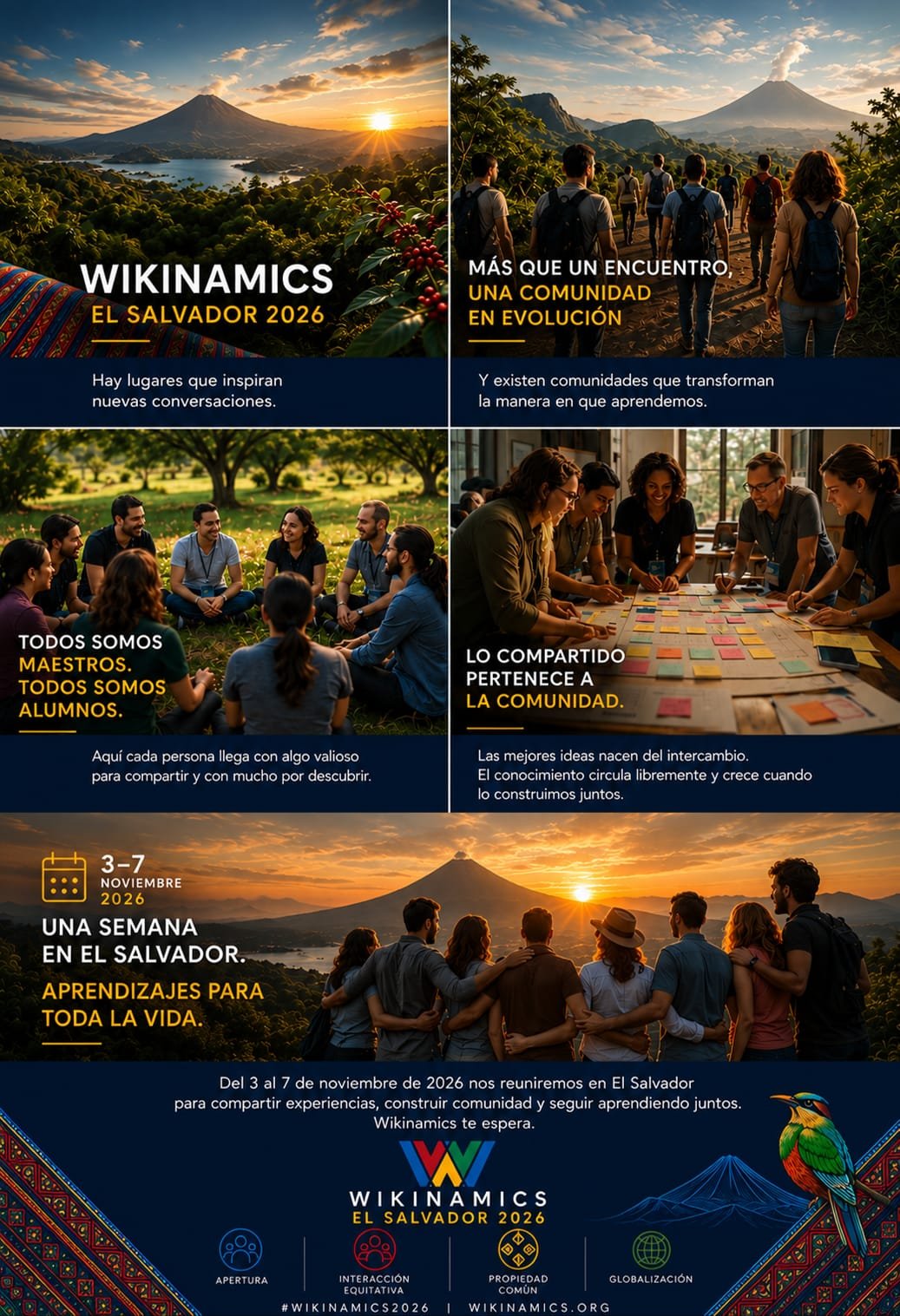 Wikinamics El Salvador 2026 - Promocional 1
